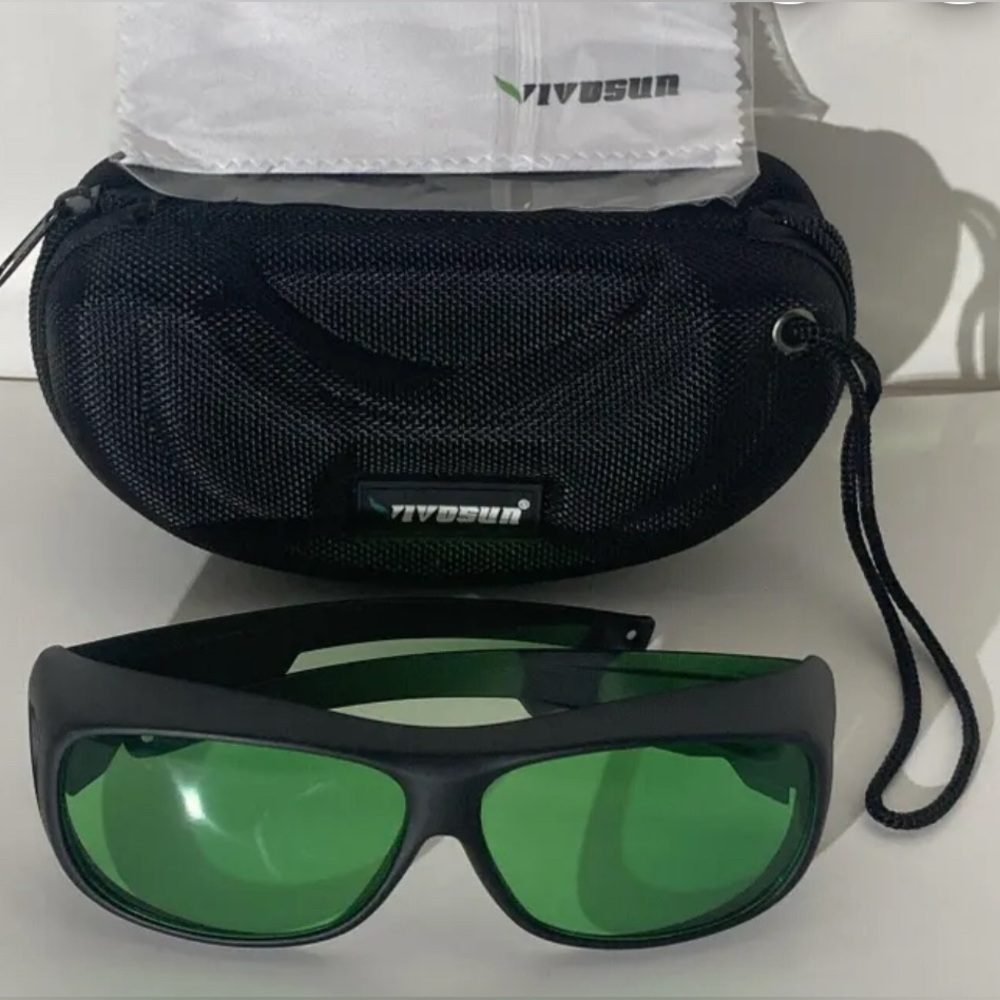 VIVOSUN Indoor Hydroponics Grow Room Glasses New with Case and Lens Cloth - Picture 4 of 5